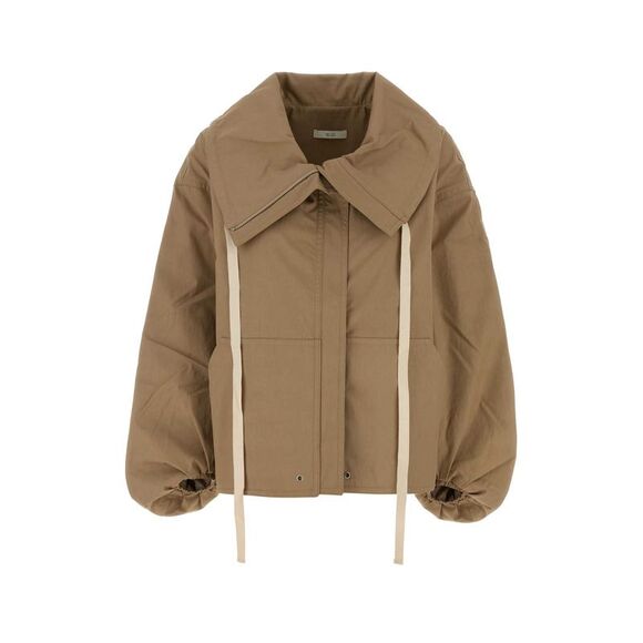 Co Women Beige Cotton Blend Jacket